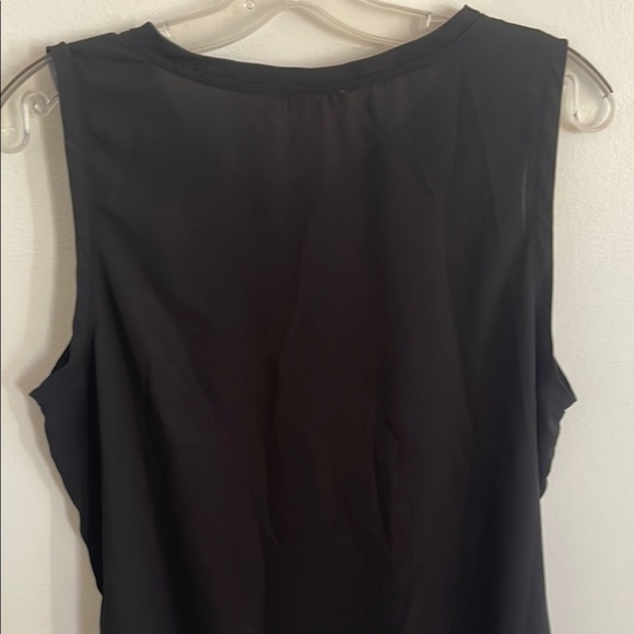 Joe Fresh Black and Orange Sleeveless Tank Top - Picture 4 of 4